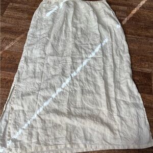 Chic Cream Maxi Skirt